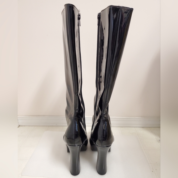PLEASER ELECTRA-2020 BOOTS BLACK PATENT - Picture 13 of 14